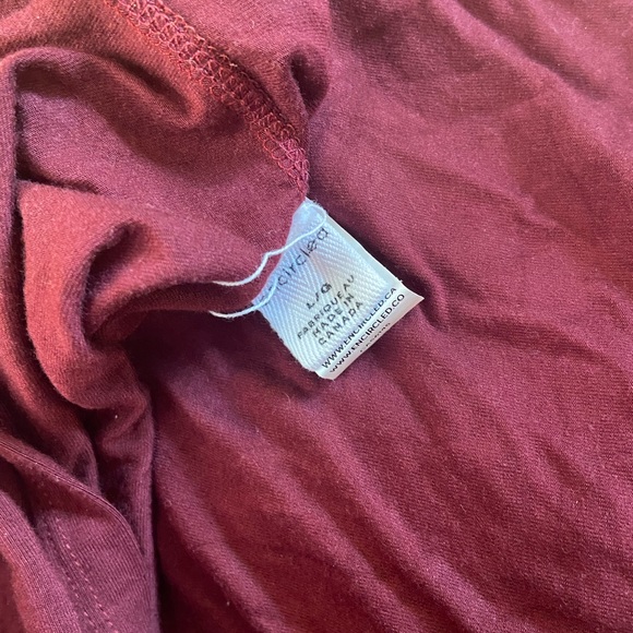 Encircled Chrysalis Cardi Bordeaux Red L Maxi - Picture 3 of 3